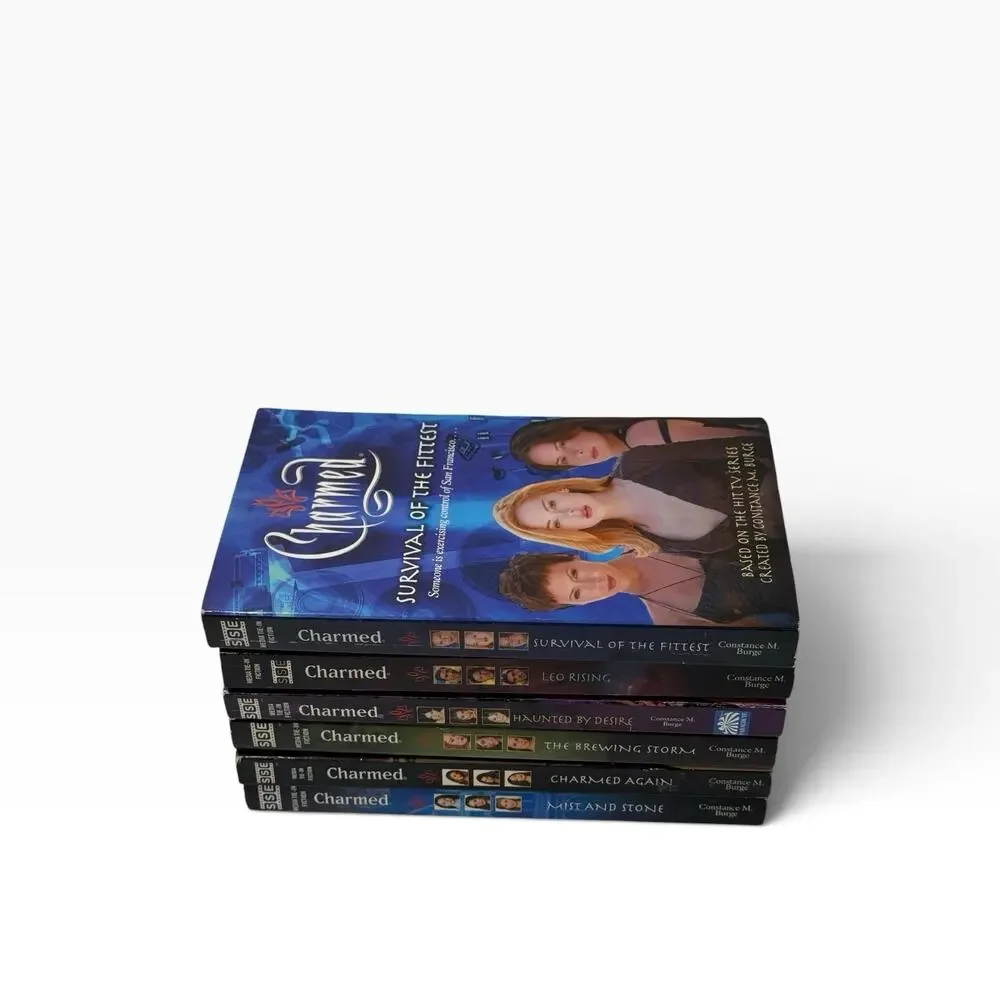 Vintage Y2K SSE Charmed Media Tie In Fiction Softcover Books TV Series Lot of 6